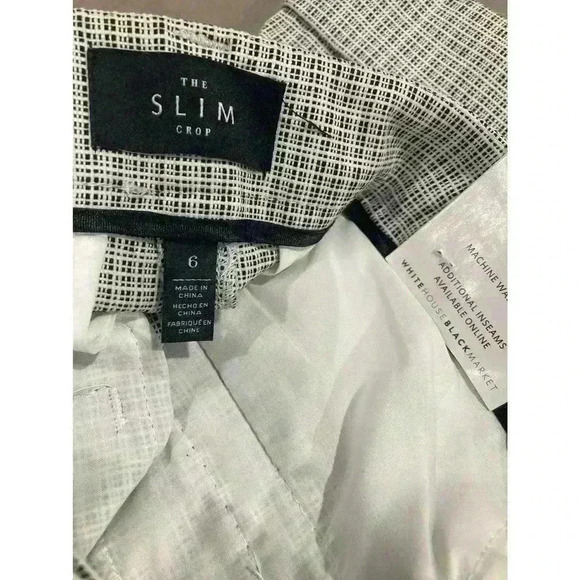 WHBM  NWT The slim crop pants size 6 - Picture 10 of 11